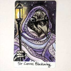 Sir Corvus Blackwing 4 inch vinyl sticker main art