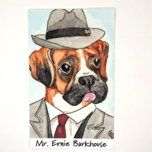 Mr. Ernie Barkhouse 4 inch vinyl sticker main