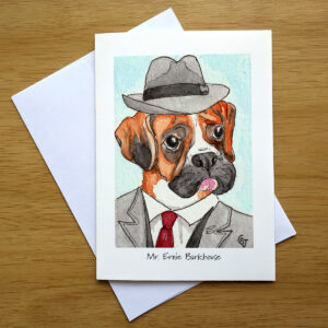Mr. Ernie Barkhouse greeting card front mockup