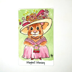 Maybell Mousey vinyl sticker 4 inch sticker