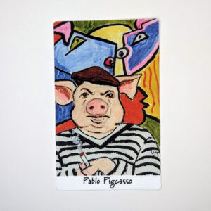 Pablo Pigcasso 4 inch vinyl sticker photo