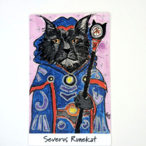 Severus Runekat 4 inch vinyl sticker main art