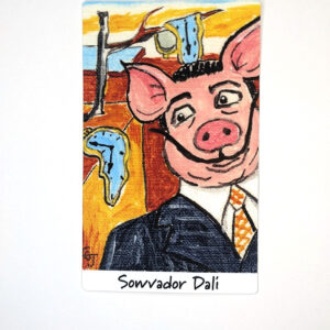Sowvador Dali 4 inch vinyl sticker art