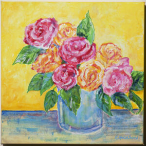A Sunny Good Morning Acrylic 12 in x 12 in painting on Canvas
