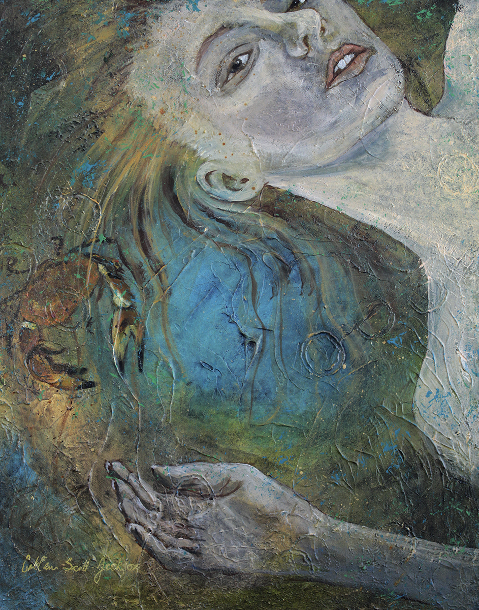 Primal Passages acrylic painting by Colleen Scott-Jackson 20 inches tall 16 inches wide 1.5 inches deep Primal Passages acrylic painting by Colleen Scott-Jackson 20 inches tall 16 inches wide 1.5 inches deep