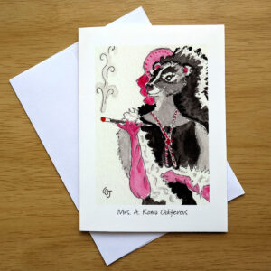 Mrs. A. Roma Odiferous greeting card front